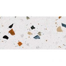 Stracciatella Nacar - Carrelage Aspect Terrazzo Coloré 60x120 Cm(vendu Par Boite 1.44m2) - Bricoman