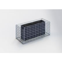 Jardin Surélevé En Gabion En Acier Galvanisé, 100x40x40cm (lxhxp), Mailles 5 X 5cm, Parois 10cm, Idéal Pour Potager Ou Jardin - Bricoman