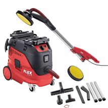 Aspirateur Eau Et Poussière Vce 33 L Ac + Ponceuse Giraffe Ge 7 Ø225 Mm - Flex 920112 - Bricoman