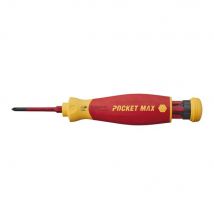 Wiha Screwdriver With Bit Magazine Pocketmax Electricmixed With 4 Slimbits Vde - Bricoman