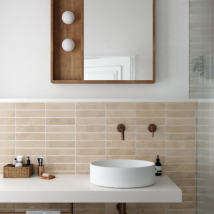 Carrelage Effet Zellige Beige Argile 6x24,6 Siena - Les Carreaux De Jean - Bricoman