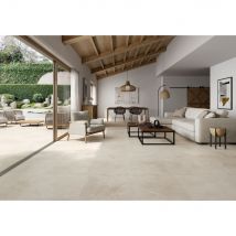 Carrelage Intérieur Effet Pierre Campaspero 120x60 Cm Rectifié - Bricoman