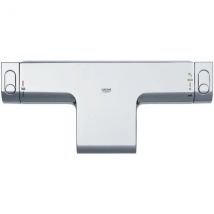 Grohe Mitigeur Mural Thermostatique Bain/douche ½ Grohtherm 2000 34174001 - Jet Cascade - Limiteur De Température - Economie D - Bricoman