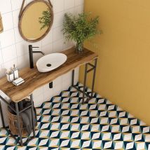 Carrelage Premium Effect Ciment Mat Mykonos 20x20 Cm - Tecnomat