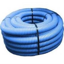 Gaine Tpc Annelée Bleue - Diamètre: 50 Mm - Rouleau De 50 M - Bleue - Bricoman