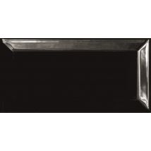 Carrelage Carreaux Métro Paris Noir Mate 7.5x15 Cm - Bricoman