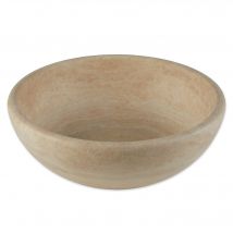 Vasque À Poser Ronde Bol Travertin Beige 42x15 Cm - Ro'ma Nature - Bricoman