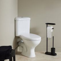 Pack Wc À Poser D'Angle - Sortie Horizontale - Clayton - Bricoman