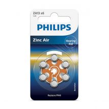 Batteries Philips Zinc (6 Uds) - Bricoman