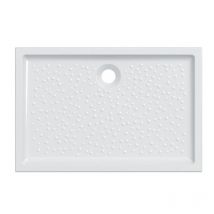 Receveur De Douche Rectangulaire Bastia Geberit - À Encastrer - 80x120cm - Blanc Brillant - Bricoman