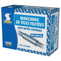Manchons Pour Tige Filetée 6 X 30 Mm Semin, Boite De 100 - Bricoman