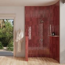 Carrelage Effet Zellige Bordeau Nolita Burdeos 6,5x20 - Bricoman