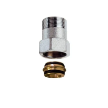 Rallonge Droite Chromée Filet Far 24x19 Mâle - Filet 24x19 Femelle Far 8850 - 30 Mm - Tecnomat
