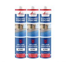 Mastic Piscine Polymère Collage Et Étanchéité: Arcamastic Polymere Blanc - 290 Ml X 3 - Arcane Industries - Bricoman