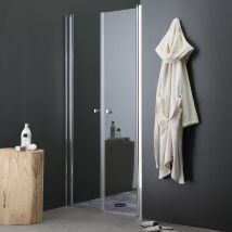 Porte De Douche Anti-panique Avec Ouverture A Saloon Da 100 Cm - Bricoman