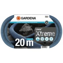 Gardena Liano xtreme 20m. Kit Complet. Tuyau D'Arrosage. Léger Et Très Résistant. 19 Mm. Pression De Rupture 35 Bar. Tuyau Textile. (18480-20) -
