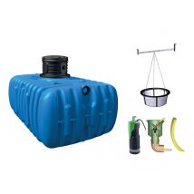 Récupérateur D'Eau De Pluie À Enterrer Extra Plat 3000 L - Garantia - Bricoman