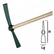 Pioche-hache, Douille Ronde 2 Kg - Sans Manche - Bricoman