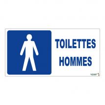 Panneau Toilettes Hommes - Rigide 960x480mm - 4000176 - Bricoman