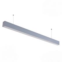 Suspension Linéaire Led 120cm 40w Interconnectable Gris - Silamp - Bricoman