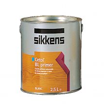 Lasure Bois Cetol Blanc Primer White 2,5l - Sikkens - Bricoman