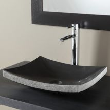 Vasque À Poser En Pierre Naturelle Pure Et Élégante - Bricoman