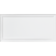 Carrelage Mur Brillant Ceragni Biseauté Metro Blanc 000 | M10x20 (carton Avec 38 Unités = 0,76 M2) - Bricoman