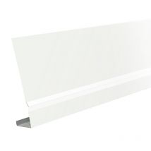 Habillage De Bandeau De Rive Blanc En Aluminium Pointe De Diamant L.3 M, Hauteur 170mm, Aluhome - Bricoman