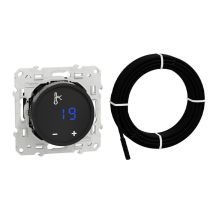 Thermostat À Écran Tactile Odace - 10a - Noir - Tecnomat