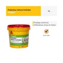 Peinture De Protection Sika Sikagard Protection Toiture Inclinée - Sable - 1l - Bricoman
