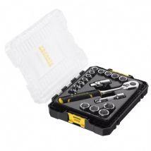 Coffret De Douilles Stakbox M - 3/8'' Stanley Jeu De 18 Pcs - Fatmax - Fmmt98102-0 - Bricoman