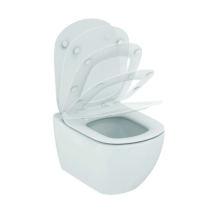 Cuvette Wc Suspendu Ideal Standard Tesi Aquablade + Abattant Frein De Chute - Bricoman