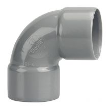 Coude Pvc Double Femelle 87°30 D40 Wavin 3026055 - Bricoman