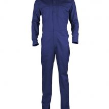 Combinaison De Travail 100% Coton Coverguard Partner Bleu Royal M - Bricoman