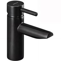 Mitigeur Pour Lavabo Ou Vasque Sanindusa New Icone Noir Mat Livré Avec Fixation Et 2 Flexibles - Tecnomat
