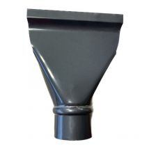 Naissance De Gouttière Corniche G300 Gris Anthracite Pour Descente Circulaire Diamètre 80mm - Aluhome - Bricoman