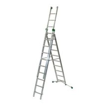 Echelle Transformable 3 Plans 10+11+11 Barreaux - Longueur Max. 8.10m - P350-3 - Tecnomat