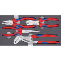 Assortiment Pinces Basiques Chromé 4 Pièces Knipex - Bricoman