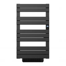 Sèche-serviette Électrique Sans Fluide Avec Soufflerie 500 + 1000 W H.108,4xl60cm Bestherm Hanae Noir - Bricoman