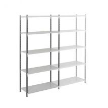 Rayonnage D'Archives 5 Niveaux - Module De Départ : 2000x1000x300mm - Rayarch/ed/2010300 - Bricoman