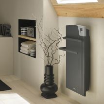 Thermor - Sèche-serviettes Majorque Digital Avec Soufflerie 1400w Gris Ardoise - 493124 - Bricoman