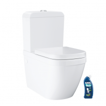 Grohe Wc À Poser Sans Bride Euro Ceramic + Abattant Et Nettoyant - Bricoman