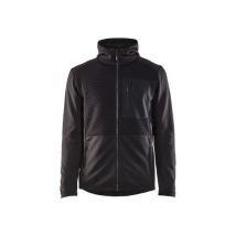 Sweat Zippé À Capuche Noir M 354025269900 - Bricoman