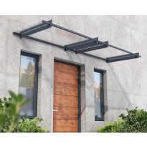Auvent De Porte Nancy 301 X 94 Cm Gris Canopia - Tecnomat