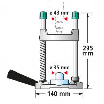 Support De Perçage Tecmobil, Guide De Perçage Orientable Et Portatif - Wolfcraft 4522000 - Bricoman
