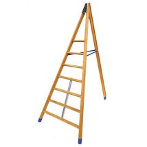 Echelle Fruitière Bois 9 Barreaux - Hauteur Max. De Travail 3.83m - Edc300 - Bricoman