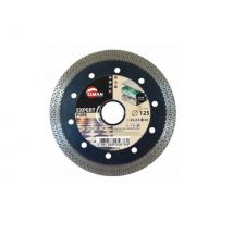 Disque Diamant Jante Continue À Croisillons Grès Cérame 125x22,23 Ht 10 Leman - Bricoman