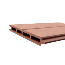 Lame De Clôture Bois Composite L 148 Cm / L 15.6 Cm / E 19 Mm - Brun Rouge - Bricoman