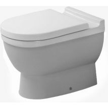 Duravit Stand Lavable Wc Starck 3 56cm, Sortie Horizontale, Blanc, 0124090000, Farbe: Blanc - Bricoman