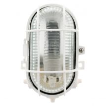 Hublot Ovale 60w Ip44 E27 Classe Ii - Blanc - Zenitech - Bricoman